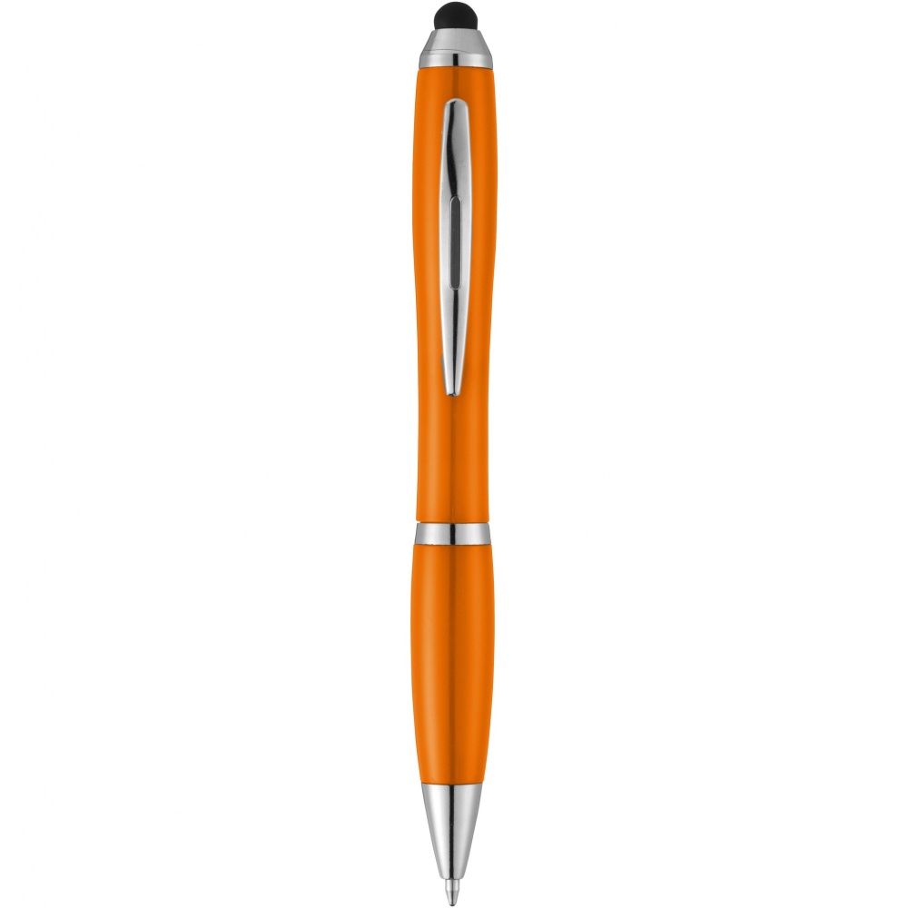 Logotrade promotional merchandise photo of: Nash stylus ballpoint pen with coloured grip