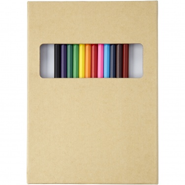 Logo trade promotional giveaways image of: Pablo colouring set with drawing paper