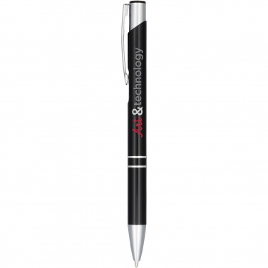 Logotrade promotional product picture of: Moneta anodized aluminium click ballpoint pen