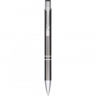 Logo trade promotional products picture of: Moneta anodized aluminium click ballpoint pen