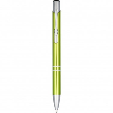 Logotrade promotional item image of: Moneta anodized aluminium click ballpoint pen
