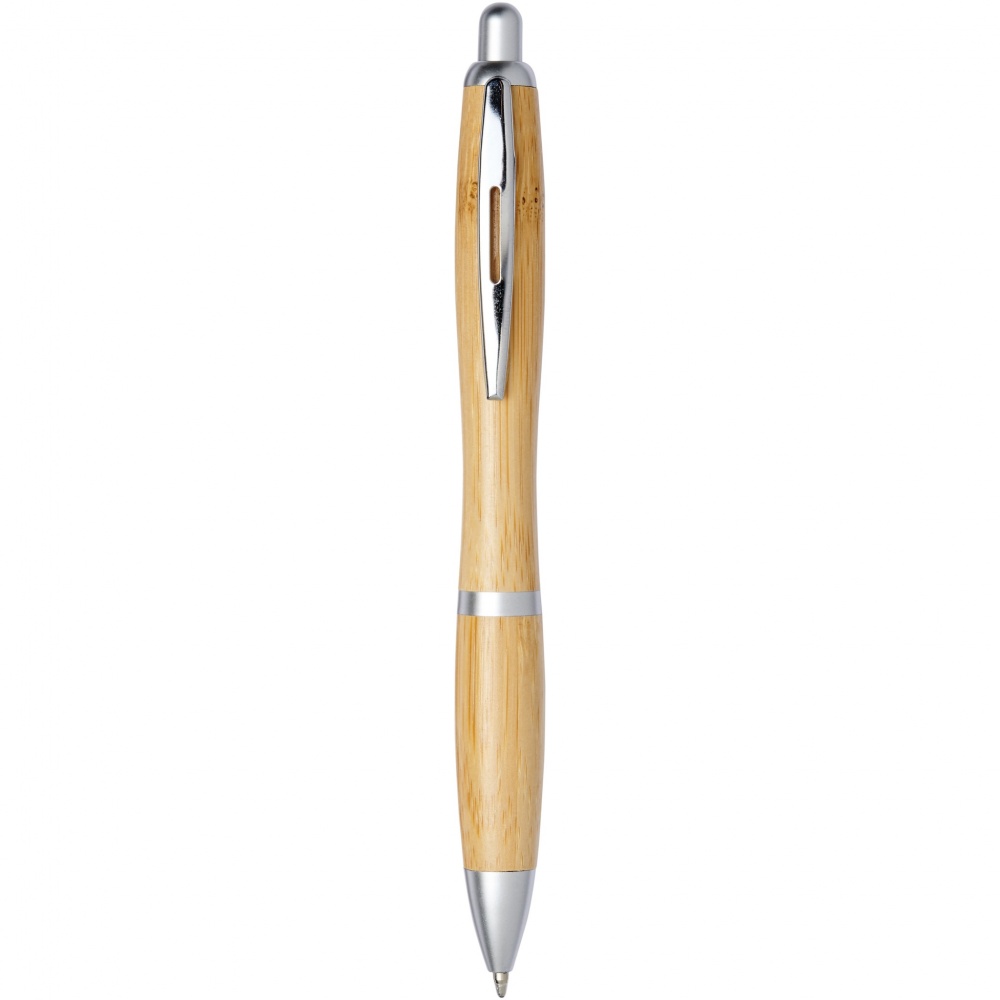Logo trade advertising product photo of: Nash bamboo ballpoint pen