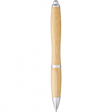 Logo trade advertising product photo of: Nash bamboo ballpoint pen
