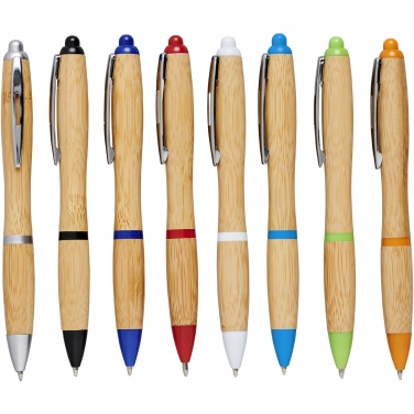 Logo trade promotional product photo of: Nash bamboo ballpoint pen