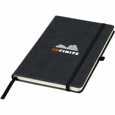 Logotrade promotional giveaway image of: Atlana leather pieces notebook