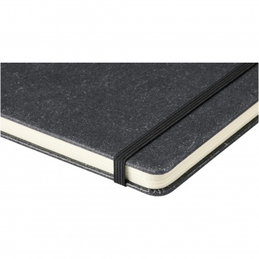 Logo trade promotional merchandise image of: Atlana leather pieces notebook