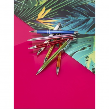 Logotrade promotional product image of: Moneta anodized aluminium click ballpoint pen