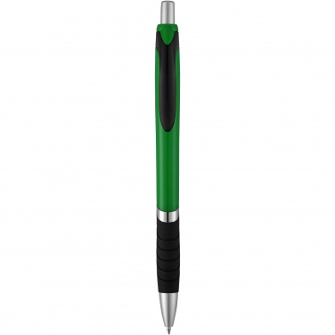 Logo trade promotional item photo of: Turbo ballpoint pen with rubber grip