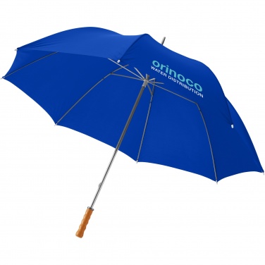 Logo trade promotional gifts image of: Karl 30" golf umbrella with wooden handle