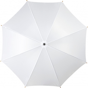 Logo trade promotional giveaways image of: Kyle 23" auto open umbrella wooden shaft and handle