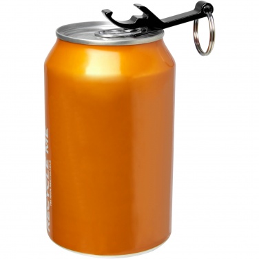 Logo trade promotional giveaways image of: Tao bottle and can opener keychain