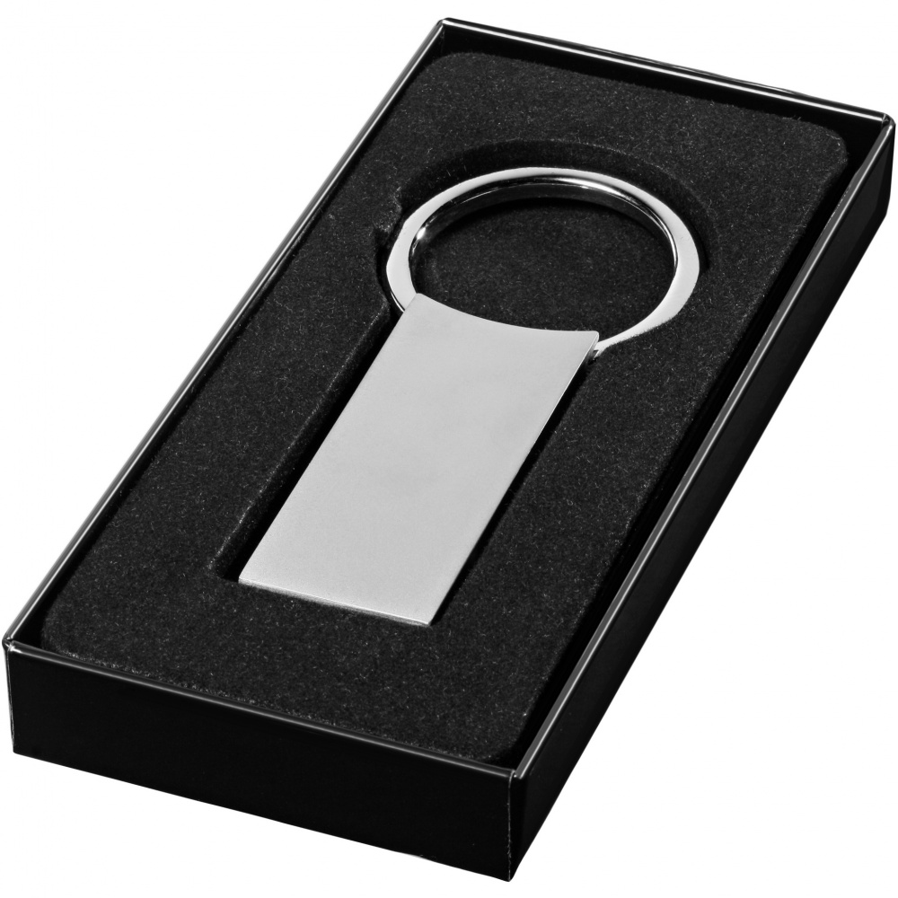 Logo trade advertising product photo of: Omar rectangular keychain