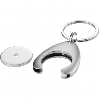 Logo trade advertising product photo of: Trolley coin holder keychain