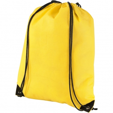 Logo trade business gifts image of: Evergreen non-woven drawstring bag 5L