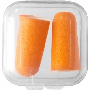 Logo trade promotional merchandise photo of: Serenity earplugs with travel case