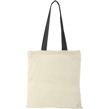 Logo trade advertising products picture of: Nevada 100 g/m² cotton tote bag coloured handles 7L