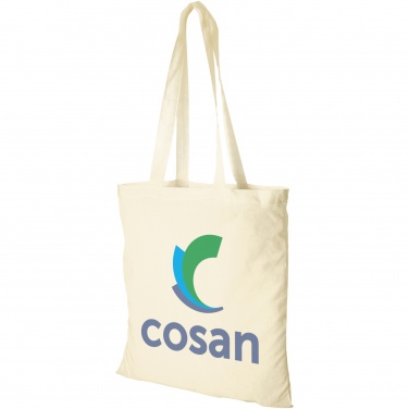 Logo trade promotional giveaway photo of: Peru 180 g/m² cotton tote bag 7L