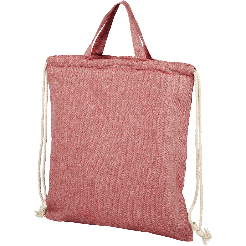 Logotrade corporate gift image of: Pheebs 150 g/m² recycled drawstring bag 6L