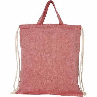 Logo trade promotional giveaways picture of: Pheebs 150 g/m² recycled drawstring bag 6L