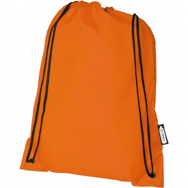 Logo trade corporate gifts image of: Oriole RPET drawstring bag 5L