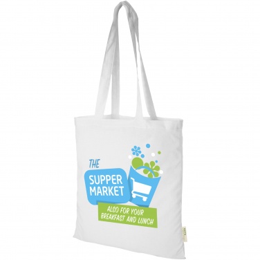 Logotrade promotional product picture of: Orissa 100 g/m² organic cotton tote bag 7L