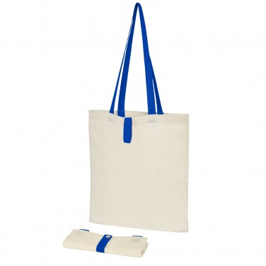 Logo trade promotional giveaways image of: Nevada 100 g/m² cotton foldable tote bag 7L