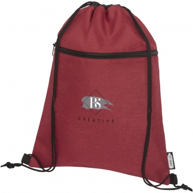 Logo trade promotional products picture of: Ross RPET drawstring bag 5L