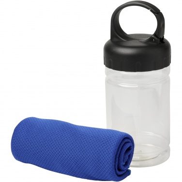 Logo trade advertising product photo of: Remy cooling towel in PET container