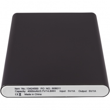 Logo trade promotional gift photo of: Pep 4000 mAh power bank