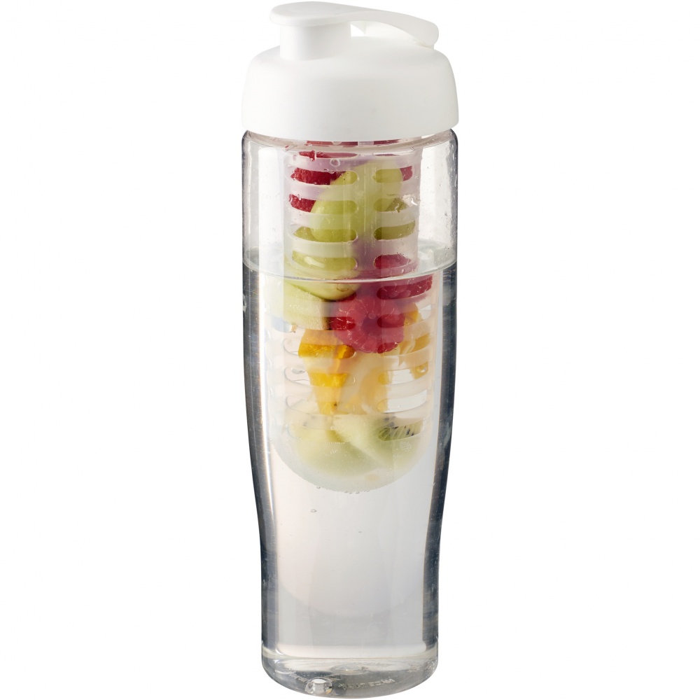 Logo trade promotional merchandise picture of: H2O Active® Tempo 700 ml flip lid sport bottle & infuser