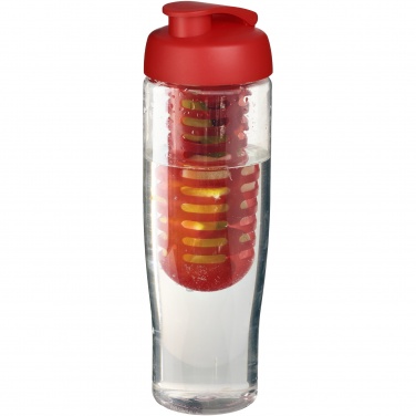 Logo trade promotional items image of: H2O Active® Tempo 700 ml flip lid sport bottle & infuser
