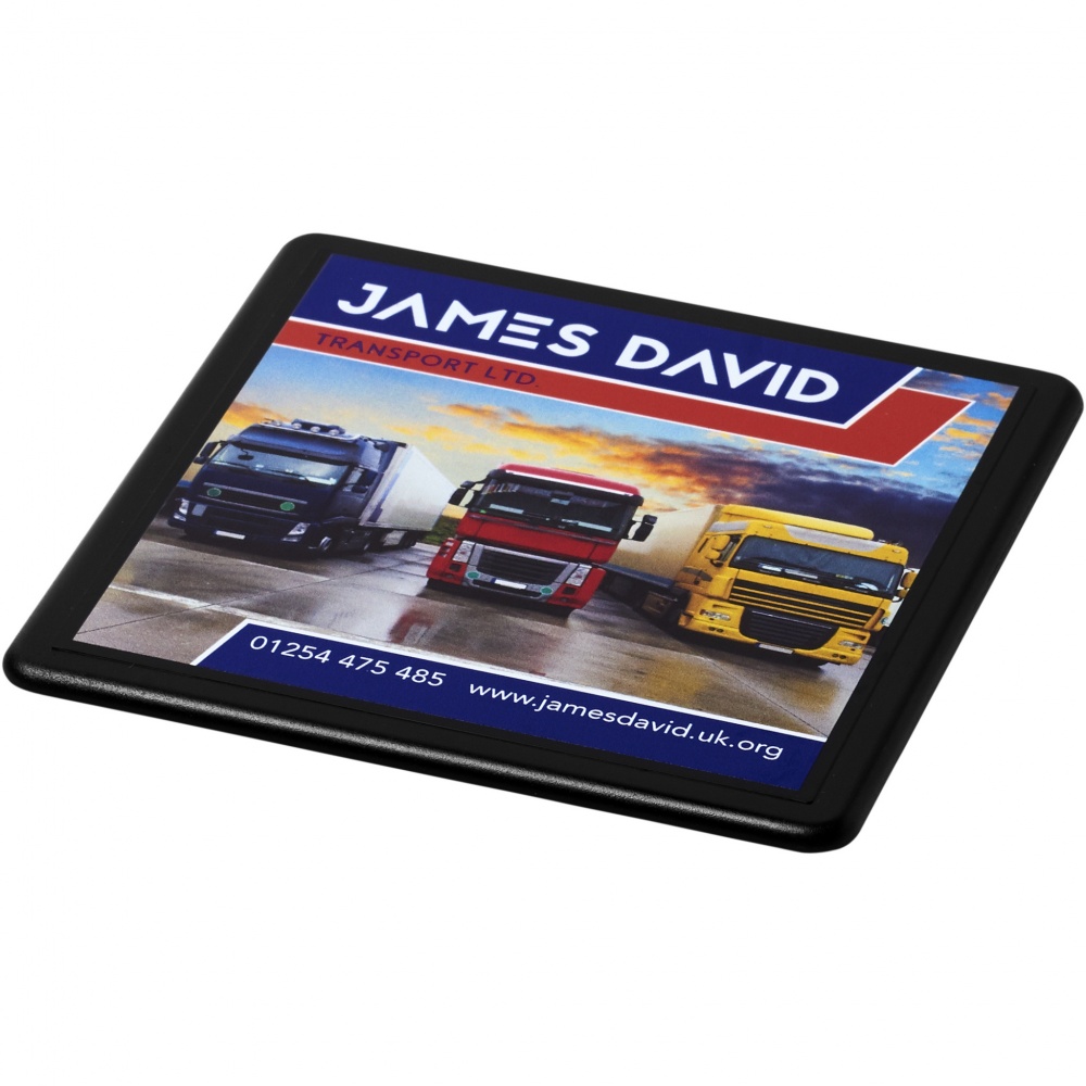Logotrade promotional products photo of: Terran square coaster with 100% recycled plastic