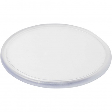 Logo trade business gifts image of: Ellison round plastic coaster with paper insert