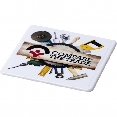 Logotrade business gift image of: Renzo square plastic coaster