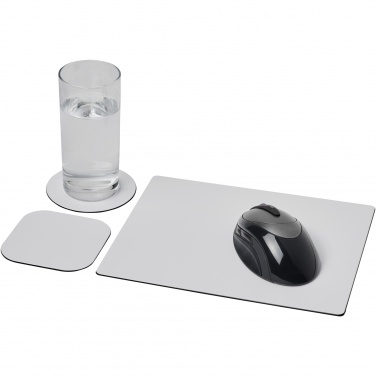 Logotrade promotional giveaways photo of: Brite-Mat® mouse mat and coaster set combo 1