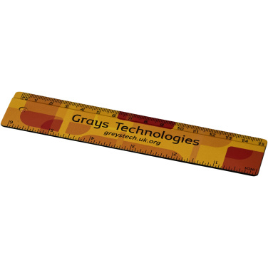 Logotrade promotional items photo of: Terran 15 cm ruler from 100% recycled plastic