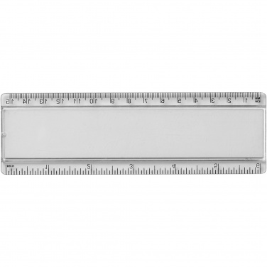 Logotrade advertising product picture of: Ellison 15 cm plastic insert ruler