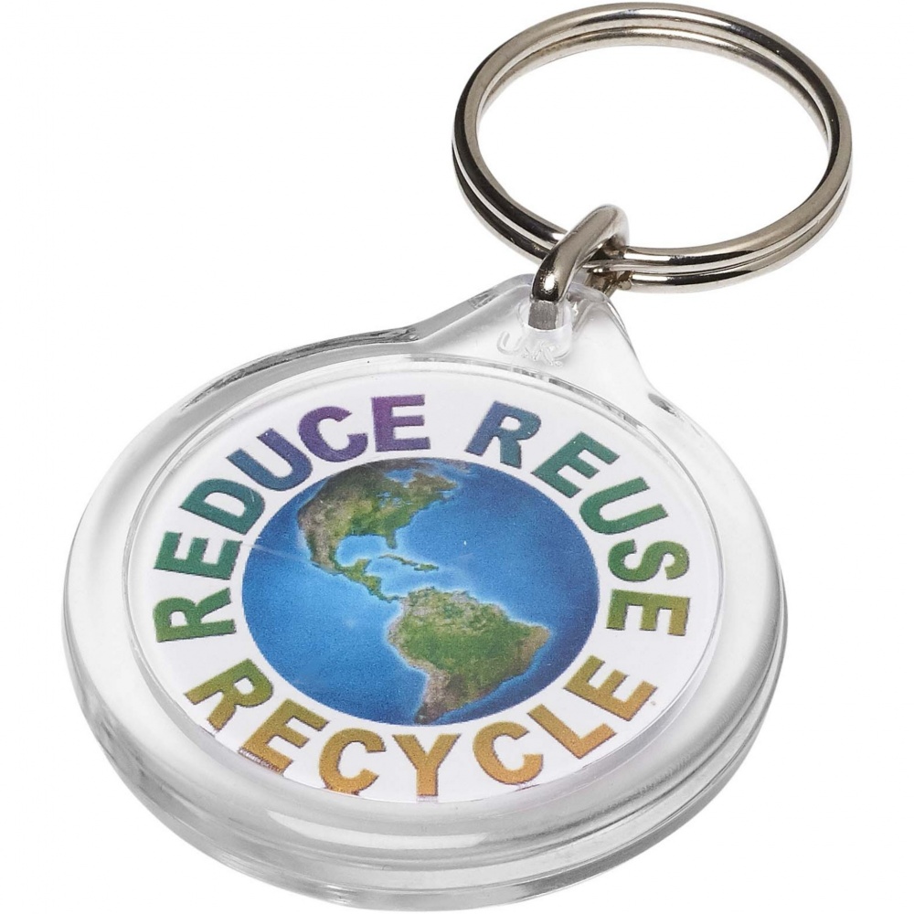 Logotrade corporate gift image of: Orb I7 round keychain