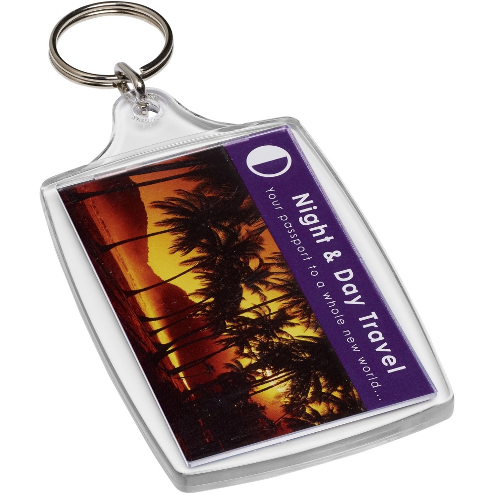 Logo trade promotional giveaway photo of: Orca L4 large keychain