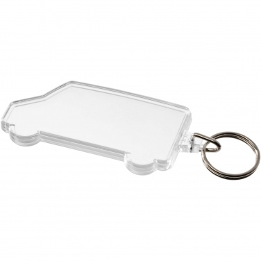 Logotrade business gifts photo of: Combo van-shaped keychain