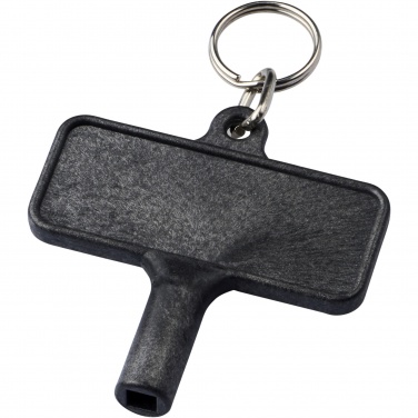 Logotrade promotional items photo of: Largo plastic radiator key with keychain