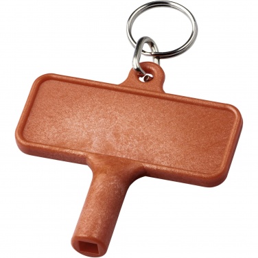 Logotrade business gift image of: Largo plastic radiator key with keychain
