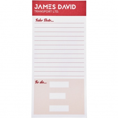 Logo trade promotional gifts picture of: Desk-Mate® 1/3 A4 notepad