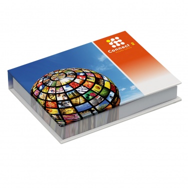 Logotrade promotional item picture of: Combi notes page marker set hard cover