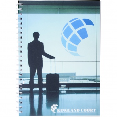 Logotrade promotional gift picture of: Desk-Mate® wire-o A5 notebook PP cover