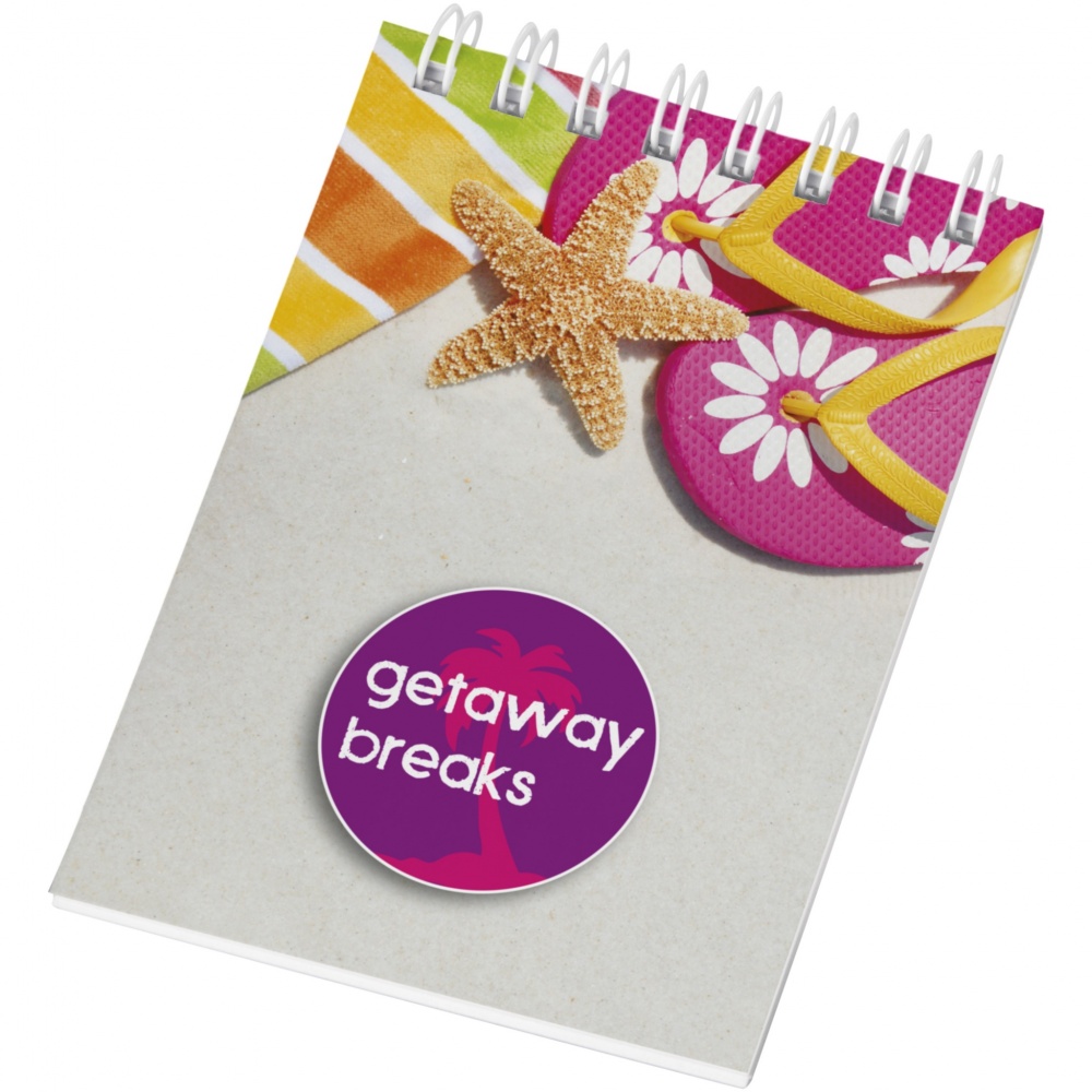 Logo trade corporate gifts picture of: Desk-Mate® spiral A7 notebook