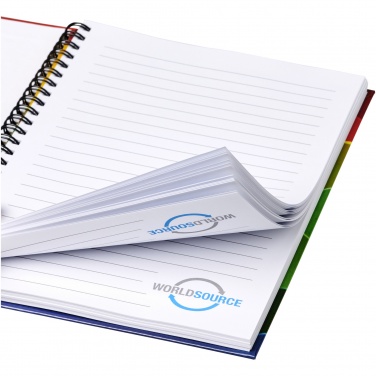 Logotrade corporate gift image of: Wire-o A5 notebook hard cover
