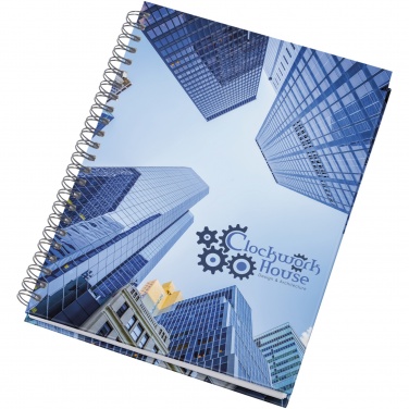 Logotrade promotional giveaway picture of: Wire-o A5 notebook hard cover