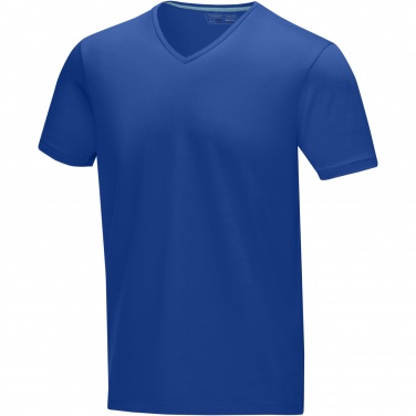 Logo trade promotional gift photo of: Kawartha short sleeve men's organic V-neck t-shirt