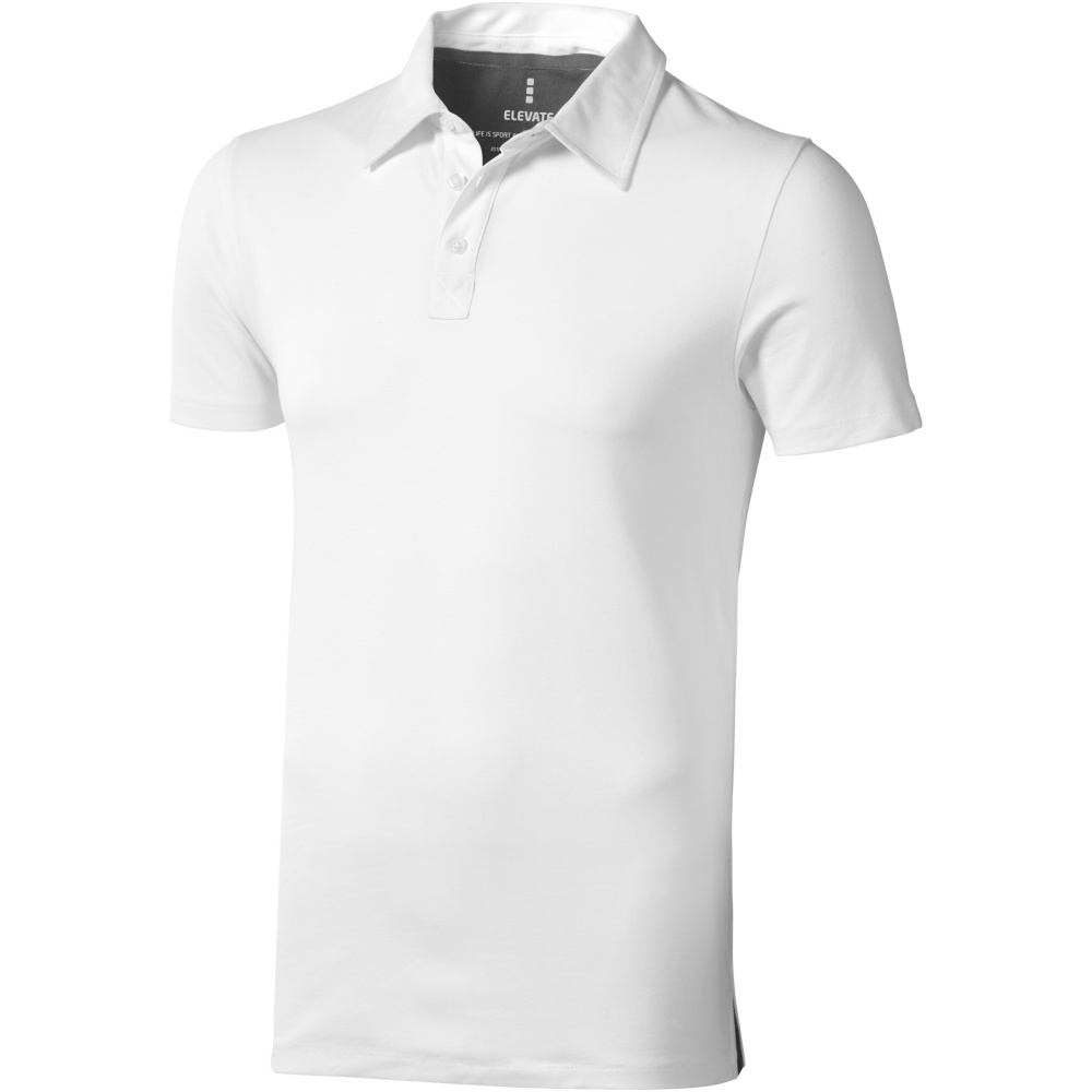 Logo trade promotional giveaway photo of: Markham short sleeve men's stretch polo